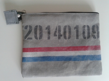 Canvas etui tasje voor ipad of e-reader
